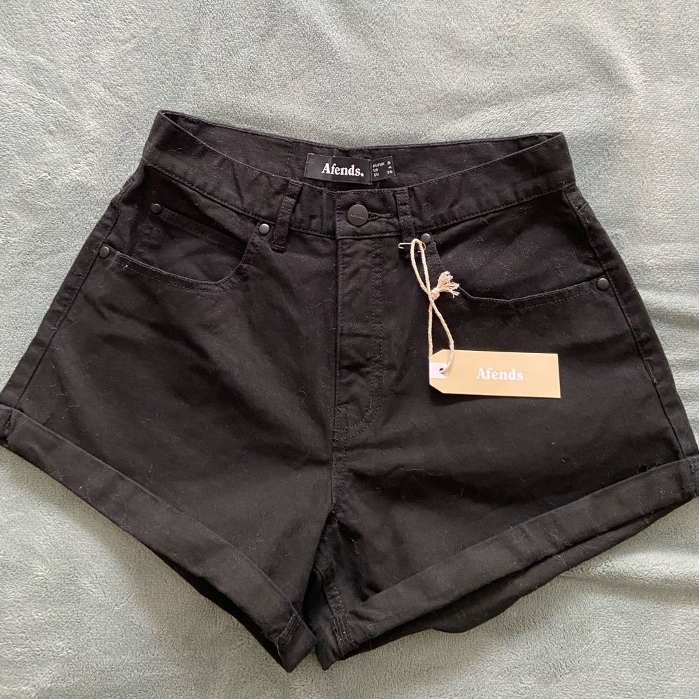 Afends black shorts NWT